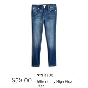 Brand new blue jeans